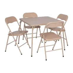 Flash Furniture 5 Piece Folding Card Table And Chair Set -Furniture GUEST 59cb8e61 21c5 48c4 b714 6a2caee4ebed