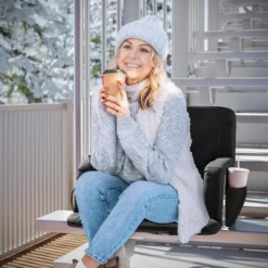 Flash Furniture Extra Wide Foldable Reclining Heated Stadium Chair With Backpack Straps - Black 26 Flash Furniture Extra Wide Foldable Reclining Heated Stadium Chair With Backpack Straps - Black -Furniture GUEST 5a3151d2 0c13 460f 932c bb8de5d87339