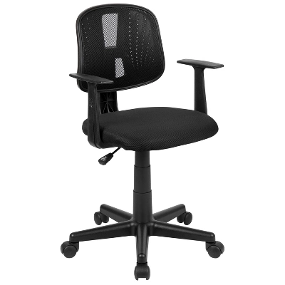Flash Furniture Flash Fundamentals Mid-Back Mesh Swivel Task Office Chair With Pivot Back And Arms 14 Flash Furniture Flash Fundamentals Mid-Back Mesh Swivel Task Office Chair With Pivot Back And Arms - Image 14