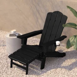 Flash Furniture Halifax HDPE Adirondack Chair With Cup Holder And Pull Out Ottoman, All-Weather HDPE Indoor/Outdoor Lounge Chair 16 Flash Furniture Halifax HDPE Adirondack Chair With Cup Holder And Pull Out Ottoman, All-Weather HDPE Indoor/Outdoor Lounge Chair -Furniture GUEST 5a72d7bb 392b 405c a622 5be20ad8b0a3