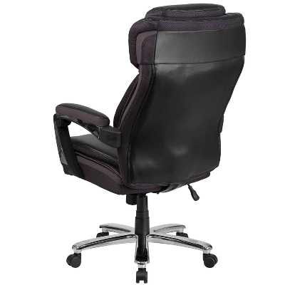 Flash Furniture HERCULES Series Big & Tall 500 Lb. Rated Black LeatherSoft Executive Swivel Ergonomic Office Chair With Adjustable Headrest 6 Flash Furniture HERCULES Series Big & Tall 500 Lb. Rated Black LeatherSoft Executive Swivel Ergonomic Office Chair With Adjustable Headrest - Image 6