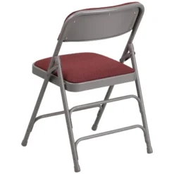 Flash Furniture 2 Pack HERCULES Series Curved Triple Braced & Double Hinged Fabric Upholstered Metal Folding Chair 19 Flash Furniture 2 Pack HERCULES Series Curved Triple Braced & Double Hinged Fabric Upholstered Metal Folding Chair -Furniture GUEST 5bdec683 1e13 4b6a 9988 de5e444333f0
