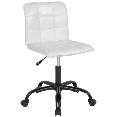 Flash Furniture Sorrento Home And Office Armless Task Office Chair With Tufted Back/Seat 15 Flash Furniture Sorrento Home And Office Armless Task Office Chair With Tufted Back/Seat - Image 15