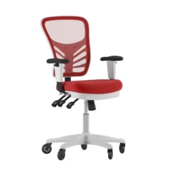 Flash Furniture Nicholas Mid-Back Multifunction Executive Swivel Ergonomic Office Chair With Adjustable Arms And Transparent Roller Wheels 30 Flash Furniture Nicholas Mid-Back Multifunction Executive Swivel Ergonomic Office Chair With Adjustable Arms And Transparent Roller Wheels -Furniture GUEST 5cbf15df 5b7f 4013 bed2 85d8ae510a6b