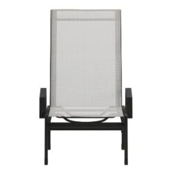 Flash Furniture Brazos Adjustable Chaise Lounge Chair With Arms, All-Weather Outdoor Five-Position Recliner -Furniture GUEST 5ec705d8 bd6d 4144 8482 afad789e9175