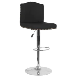 Flash Furniture Bellagio Contemporary Adjustable Height Crown Back Barstool With Accent Nail Trim 35 Flash Furniture Bellagio Contemporary Adjustable Height Crown Back Barstool With Accent Nail Trim -Furniture GUEST 5f88f60f 2f77 4192 93b7 4c76758e4268