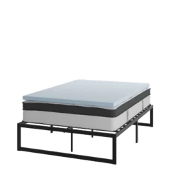 Flash Furniture 14 Inch Metal Platform Bed Frame With 12 Inch Pocket Spring Mattress In A Box And 2 Inch Cool Gel Memory Foam Topper 31 Flash Furniture 14 Inch Metal Platform Bed Frame With 12 Inch Pocket Spring Mattress In A Box And 2 Inch Cool Gel Memory Foam Topper -Furniture GUEST 5fe94ba5 da5e 4c5d b270 56f38ac9ed99