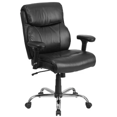 Flash Furniture HERCULES Series Big & Tall 400 Lb. Rated Swivel Ergonomic Task Office Chair With Clean Line Stitching And Adjustable Arms 10 Flash Furniture HERCULES Series Big & Tall 400 Lb. Rated Swivel Ergonomic Task Office Chair With Clean Line Stitching And Adjustable Arms - Image 10