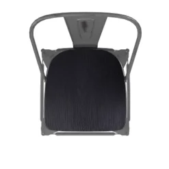 Flash Furniture Lincoln 24'' High Indoor Counter Height Stool With Back With Poly Resin Wood Seat -Furniture GUEST 608a4a7a 39d3 413a 87da 3e9e868d318c