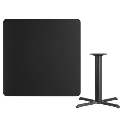 Flash Furniture 42'' Square Laminate Table Top With 33'' X 33'' Table Height Base 1 Flash Furniture 42'' Square Laminate Table Top With 33'' X 33'' Table Height Base