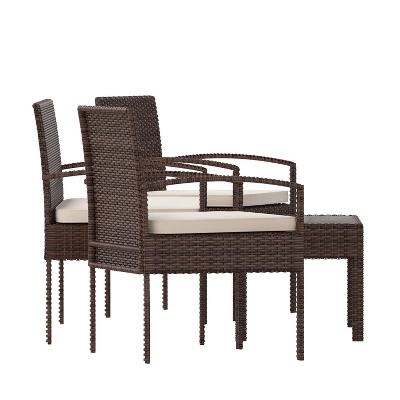 Flash Furniture Aransas Series 4 Piece Patio Set With Steel Frame And Cushions 11 Flash Furniture Aransas Series 4 Piece Patio Set With Steel Frame And Cushions - Image 11