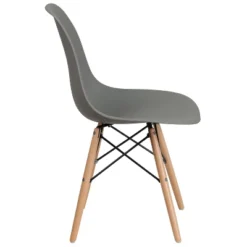 Flash Furniture Elon Series Plastic Chair With Wooden Legs -Furniture GUEST 634cddf0 876f 48ec 8b34 c51be845ca7d