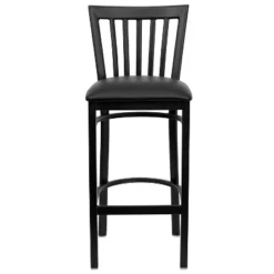 Flash Furniture Black School House Back Metal Restaurant Barstool -Furniture GUEST 644a5ed4 43ca 4b02 b485 6e9d57e23885
