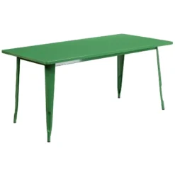 Flash Furniture Commercial Grade 31.5" X 63" Rectangular Metal Indoor-Outdoor Table -Furniture GUEST 644d3fee ee01 4b0f 9693 56a26f919777