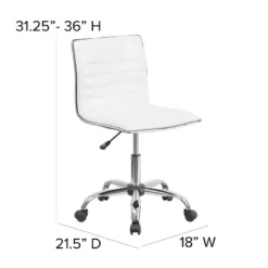 Flash Furniture 48" Wide Black Electric Height Adjustable Standing Desk With Designer Armless White Ribbed Swivel Task Office Chair 18 Flash Furniture 48" Wide Black Electric Height Adjustable Standing Desk With Designer Armless White Ribbed Swivel Task Office Chair -Furniture GUEST 64ce38db 1aa9 45c2 b526 421f9337f259