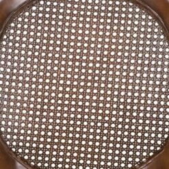 Flash Furniture 26'' High Expresso Wood Counter Height Stool With Arms, Woven Rattan Back And Black LeatherSoft Swivel Seat -Furniture GUEST 6551c763 34dc 4044 ba92 9d014f752e80