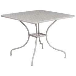 Flash Furniture Oia Commercial Grade 35.5" Square Indoor-Outdoor Steel Patio Table With Umbrella Hole 17 Flash Furniture Oia Commercial Grade 35.5" Square Indoor-Outdoor Steel Patio Table With Umbrella Hole -Furniture GUEST 6577f716 fbfa 4a4f 994b 8f4f4013be9a