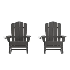 Flash Furniture Newport HDPE Adirondack Chair With Cup Holder And Pull Out Ottoman, All-Weather HDPE Indoor/Outdoor Chair 25 Flash Furniture Newport HDPE Adirondack Chair With Cup Holder And Pull Out Ottoman, All-Weather HDPE Indoor/Outdoor Chair -Furniture GUEST 6675ae28 c4b1 441b 859b 1ac644096e89