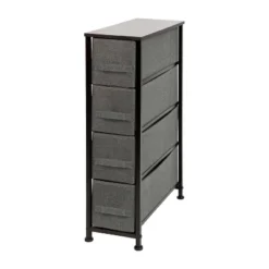 Flash Furniture 4 Drawer Slim Wood Top Cast Iron Frame Vertical Storage Dresser With Easy Pull Fabric Drawers 20 Flash Furniture 4 Drawer Slim Wood Top Cast Iron Frame Vertical Storage Dresser With Easy Pull Fabric Drawers -Furniture GUEST 667ebc45 9181 45bc 86ad fd19d29a809b