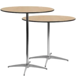 Flash Furniture 36'' Round Wood Cocktail Table With 30'' And 42'' Columns -Furniture GUEST 66809aba 20e0 40f3 b61c 7745dc7736e3