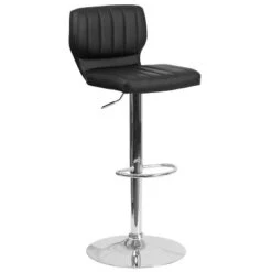 Flash Furniture Contemporary Vinyl Adjustable Height Barstool With Vertical Stitch Back And Chrome Base 29 Flash Furniture Contemporary Vinyl Adjustable Height Barstool With Vertical Stitch Back And Chrome Base -Furniture GUEST 676727a4 4b25 4cb1 905f 8ca118642519