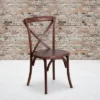 Flash Furniture HERCULES Series Stackable Wood Cross Back Chair