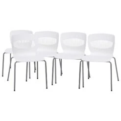 Flash Furniture HERCULES Series Set Of 5 Commercial Grade 770 Lb. Capacity Ergonomic Stack Chair With Lumbar Support And Steel Frame 24 Flash Furniture HERCULES Series Set Of 5 Commercial Grade 770 Lb. Capacity Ergonomic Stack Chair With Lumbar Support And Steel Frame -Furniture GUEST 68c362b2 0c91 4e08 bb17 3d0a5af6fd0d