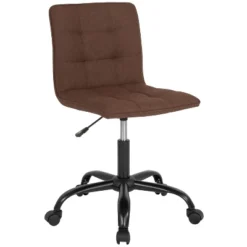 Flash Furniture Sorrento Home And Office Armless Task Office Chair With Tufted Back/Seat 35 Flash Furniture Sorrento Home And Office Armless Task Office Chair With Tufted Back/Seat -Furniture GUEST 690c4651 e319 4580 ba52 94b0650ee84c