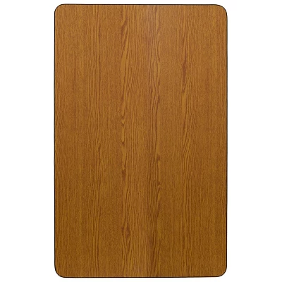 Flash Furniture 30''W X 48''L Rectangular Thermal Laminate Activity Table - Standard Height Adjustable Legs 6 Flash Furniture 30''W X 48''L Rectangular Thermal Laminate Activity Table - Standard Height Adjustable Legs - Image 6