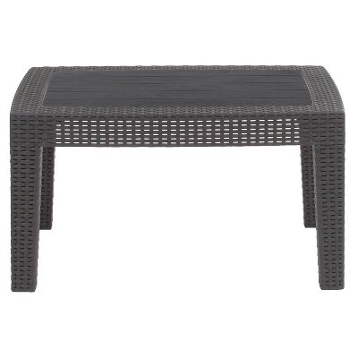 Flash Furniture Rattan Coffee Table 8 Flash Furniture Rattan Coffee Table - Image 8