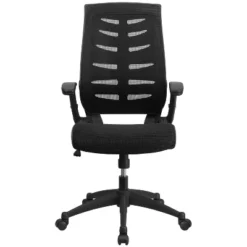 Designer Mesh High Back Executive Swivel Ergonomic Office Chair With Flip Up Arms Black - Flash Furniture 5 Designer Mesh High Back Executive Swivel Ergonomic Office Chair With Flip Up Arms Black - Flash Furniture -Furniture GUEST 6af2e701 8f25 4591 915f c5a444d496ef