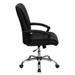 Flash Furniture Mid-Back Black LeatherSoft Swivel Manager's Office Chair With Arms 15 Flash Furniture Mid-Back Black LeatherSoft Swivel Manager's Office Chair With Arms -Furniture GUEST 6b2558ed 683e 4a4e a9f2 78f6e18970dc