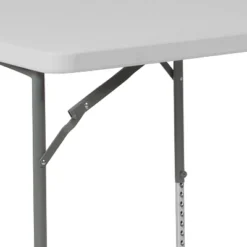 Flash Furniture 2.79-Foot Square Height Adjustable Granite White Plastic Folding Table -Furniture GUEST 6b2d6a7d 54ec 4554 ae62 afb48e172ba1