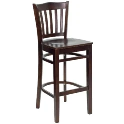 Flash Furniture Vertical Slat Back Wooden Restaurant Barstool -Furniture GUEST 6ba1f25f 1981 4717 bcef ed75ec525ed8