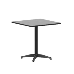 Flash Furniture Mellie 27.5'' Square Aluminum Indoor-Outdoor Table With Base -Furniture GUEST 6c76d169 7b91 4b62 a802 f203680b0136