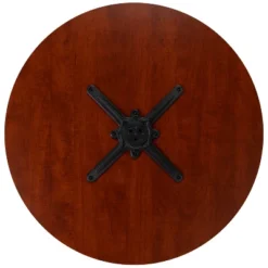Flash Furniture 36" Round Multi-Purpose Conference Table In Cherry -Furniture GUEST 6cfc39d0 7418 4056 ac28 33bc27a36ed7