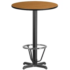 Flash Furniture 30'' Round Laminate Table Top With 22'' X 22'' Bar Height Table Base And Foot Ring -Furniture GUEST 6e2346b6 f057 4038 a5ae f398c26202cb