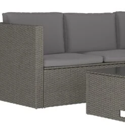Flash Furniture Roan Indoor/Outdoor L-Shaped Sectional With Coffee Table In Wicker PE Rattan With Cushions 23 Flash Furniture Roan Indoor/Outdoor L-Shaped Sectional With Coffee Table In Wicker PE Rattan With Cushions -Furniture GUEST 6e9afce6 ae90 4114 a22d 342f9517e9ab