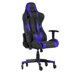 Flash Furniture X20 Gaming Chair Racing Office Computer PC Adjustable Chair With Reclining Back And Transparent Roller Wheels -Furniture GUEST 71143817 a05b 4270 b718 1110cec2b9f8