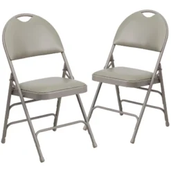 Flash Furniture 2 Pack HERCULES Series Extra Large Ultra-Premium Triple Braced Metal Folding Chair With Easy-Carry Handle 30 Flash Furniture 2 Pack HERCULES Series Extra Large Ultra-Premium Triple Braced Metal Folding Chair With Easy-Carry Handle -Furniture GUEST 728f3802 e48c 4358 bdce 0defccd87b85