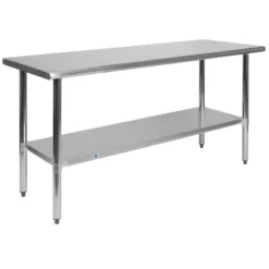 Flash Furniture Stainless Steel 18 Gauge Prep And Work Table With Undershelf - NSF Certified 18 Flash Furniture Stainless Steel 18 Gauge Prep And Work Table With Undershelf - NSF Certified -Furniture GUEST 7292ddc8 c6a2 455c 8453 38e8499c00fa