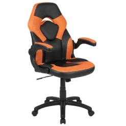 Flash Furniture X10 Gaming Chair Racing Office Ergonomic Computer PC Adjustable Swivel Chair With Flip-up Arms -Furniture GUEST 7326eb1c cf74 4876 825c 6f32947cb28c