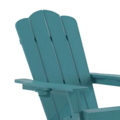 Flash Furniture Newport Adirondack Chair With Cup Holder, Weather Resistant HDPE Adirondack Chair -Furniture GUEST 740abd9b 25f1 4a2a 8ff1 2ccc8653b2fa