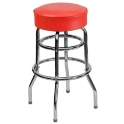 Flash Furniture Double Ring Chrome Barstool 21 Flash Furniture Double Ring Chrome Barstool -Furniture GUEST 745aaad4 d355 4599 aa87 6b1ff76ca23c