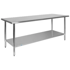 Flash Furniture Stainless Steel 18 Gauge Prep And Work Table With Undershelf - NSF Certified 17 Flash Furniture Stainless Steel 18 Gauge Prep And Work Table With Undershelf - NSF Certified -Furniture GUEST 74c50e5f 8877 4186 b076 56290a42ad91