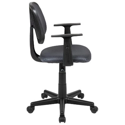 Flash Furniture Flash Fundamentals Mid-Back Mesh Swivel Task Office Chair With Pivot Back And Arms 11 Flash Furniture Flash Fundamentals Mid-Back Mesh Swivel Task Office Chair With Pivot Back And Arms - Image 11