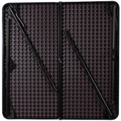 Flash Furniture 2.83-Foot Square Bi-Fold Plastic Folding Table With Carrying Handle -Furniture GUEST 7519d884 bb7b 4fdd 87c3 523d8847ae4a