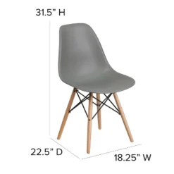 Flash Furniture Elon Series Plastic Chair With Wooden Legs -Furniture GUEST 7553d156 2025 40d2 aefb 41fdc65500c2
