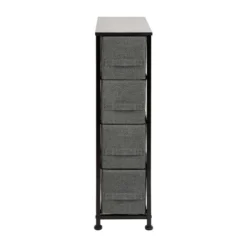 Flash Furniture 4 Drawer Slim Wood Top Cast Iron Frame Vertical Storage Dresser With Easy Pull Fabric Drawers 18 Flash Furniture 4 Drawer Slim Wood Top Cast Iron Frame Vertical Storage Dresser With Easy Pull Fabric Drawers -Furniture GUEST 755df43a c498 4c39 929b 71d63a3d2254