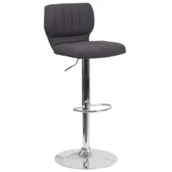 Flash Furniture Contemporary Vinyl Adjustable Height Barstool With Vertical Stitch Back And Chrome Base 27 Flash Furniture Contemporary Vinyl Adjustable Height Barstool With Vertical Stitch Back And Chrome Base -Furniture GUEST 7647ee75 4ab7 45d6 b9bc 6fc39baff883